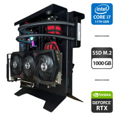 Ігровий ПК Monument Custom Tower Intel Core i7-11700F (8(16) ядра по 2.5-4.9 GHz) / 32GB DDR4 / 1000GB SSD M.2 / GeForce RTX 3060, 12GB GDDR6, 192-bit / HDMI / 750W