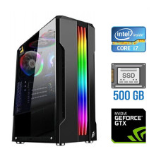 Ігровий ПК Tower Intel Core i7-2600 (4(8) ядра по 3.4-3.8 GHz) / 8GB DDR3 / 500GB SSD NEW / GeForce GTX 650, 1GB GDDR5, 128-bit б/в
