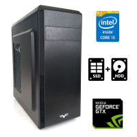 Ігровий ПК Colossus 10 Tower Intel Core i5-4440 (4 ядра по 3.1-3.3GHz) / 16GB DDR3 / 120GB SSD + 500GB HDD / GeForce GTX 1050, 2 GB GDDR5, 128-bit / 500W / DVI / HDMI / DisplayPort б/в