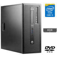 Комп'ютер HP ProDesk 600 G1 Tower / Intel Core i5-4570 (4 ядра по 3.2-3.6 GHz) / 8GB DDR3 / no HDD / HD Graphics 4600 / DVD-ROM / DisplayPort б/в