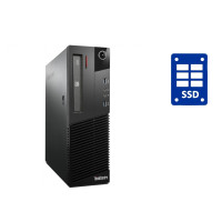 ПК Lenovo ThinkCentre M83 SFF / Celeron G1820 (2 ядра по 2.7GHz) / 4GB DDR3 / 120GB SSD / HD Graphics / DVD-RW / Win 10Pro + WiFi D-Link DWA-140 б/в