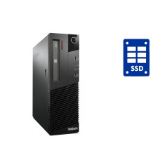 ПК Lenovo ThinkCentre M83 SFF / Celeron G1820 (2 ядра по 2.7GHz) / 4GB DDR3 / 120GB SSD / HD Graphics / DVD-RW / Win 10Pro + WiFi D-Link DWA-140 б/в