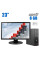 Комплект ПК: Fujitsu Esprimo E700 SFF / Intel Core i3-2100 (2(4) ядра по 3.1GHz) / 8GB DDR3 / 240GB SSD / Radeon HD 8490, 1 GB GDDR3, 64-bit + Монітор 23" IPS / VGA, DVI + Клавіатура і миш б/в