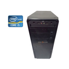 ПК LogicPower Tower / Intel Core i5-2500 (4 ядра по 3.3-3.7 GHz) / 8GB DDR3 / 120GB SSD NEW + 500GB HDD / Intel HD Graphics 2000 / 400W б/в