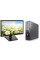 Комплект ПК: Fujitsu Esprimo E500 E85+ SFF / Intel Core i3-2120 (2 (4) ядра по 3.3 GHz) / 8 GB DDR3 / 320 GB HDD / Intel HD Graphics 2000 / DVD-ROM + Монітор Б-клас 19" (1366x768) TN / VGA / VESA 75x75 б/в