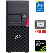 Ігровий ПК Fujitsu Esprimo P720 E90+ Tower / Core i5-4590 (4 ядра по 3.3-3.7 GHz) / 16GB DDR3 / 240GB SSD / GeForce GTX 750 Ti, 2GB GDDR5, 128-bit / 280W / HDMI б/в