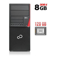 Комп'ютер Fujitsu Esprimo P756/E90+Tower / Pentium G4400 (2 ядра по 3.3GHz) / 8GB DDR4 / 120GB SSD / HD Graphics 510 / 280W б/в