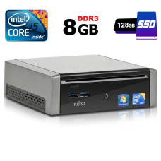 Неттоп Б-клас Fujitsu Esprimo Q9000 USFF / Core i5-520M (2(4) ядра по 2.4-2.93GHz) / 8GB DDR3 / 126GB SSD / HD Graphics / DVI / HDMI б/в