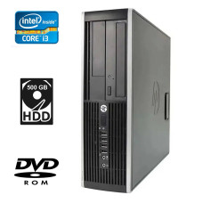 Системний блок HP Compaq Pro 6200 SFF / Intel Core i3-2100 (2(4) ядра по 3.1GHz) / 4GB DDR3 / 500GB HDD / HD Graphics 2000 / DVD-ROM / DisplayPort б/в
