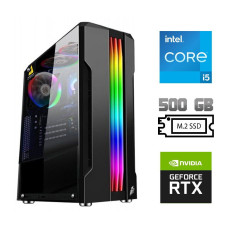 Ігровий ПК Intel Core i5-12400F (6 (12) ядер по 2.5 - 4.4 GHz) / 16 GB DDR4 / 500 GB SSD M.2 /GeForce RTX 3070, 8 GB GDDR6, 256-bit / 700W б/в