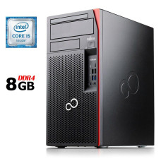 Комп'ютер Fujitsu Esprimo P757/E90+ Tower / Intel Core i5-6500 (4 ядра по 3.2-3.6 GHz) / 8GB DDR4 / 2000GB HDD / HD Graphics 530 / 280W / DisplayPort / DVI б/в