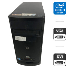 Комп'ютер Intel Core i3-2100 (2(4) ядра по 3.1GHz) / 4GB DDR3 / 320GB HDD / HD Graphics 2000 / DVD-ROM / VGA б/в