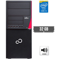Комп'ютер Fujitsu Esprimo P720 E90+ Tower / Intel Core i5-4590 (4 ядра по 3.3 - 3.7 GHz) / 32 GB DDR3 / HDD / Intel HD Graphics 4600 / DisplayPort б/в