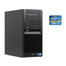 ПК Fujitsu Celsius W380 Tower / Intel Core i5-650 (2 (4) ядра по 3.2 - 3.46 GHz) / 8 GB DDR3 / 250 GB HDD / Intel HD Graphics / DVD-ROM б/в