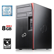 Комп'ютер Fujitsu Esprimo P757/E90+ Tower / Intel Core i5-6500 (4 ядра по 3.2-3.6GHz) / 8GB DDR4 / 500GB HDD / HD Graphics 530 / 280W / DisplayPort / DVI б/в