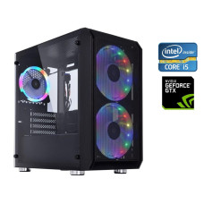 Ігровий ПК Qube Neptune Tower NEW / Intel Core i5-11400F (6 (12) ядер 2,6 - 4,4 ГГц) NEW / 16 ГБ DDR4 NEW / 1000 ГБ SSD NEW / nVidia GeForce GTX 1080 Ti, 11 ГБ GDDR5X, 352-біт / 650 Вт NEW б/в