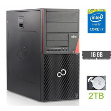 Комп'ютер Fujitsu Esprimo P720 E85+ Tower / Intel Core i7-4790 (4(8) ядра по 3.6-4GHz) / 16GB DDR3 / 2000GB HDD / HD Graphics 4600 / 280W / DisplayPort б/в