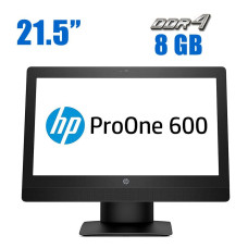 Моноблок HP ProOne 600 G3 All-in-One / 21.5" (1920x1080) IPS / Intel Core i3-7100 (2 (4) ядра по 3.9 GHz) / 8 GB DDR4 / 256 GB SSD / Intel HD Graphics 630 / DVD-ROM б/в