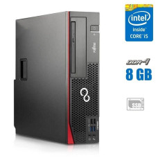 Комп'ютер Fujitsu Esprimo D757 SFF / Intel Core i5-6400 (4 ядра по 2.7-3.3 GHz) / 8 GB DDR4 / 240 GB SSD / HD Graphics 530 / DVD-RW б/в