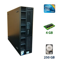 Системний блок Dell OptiPlex XE SFF / Intel Core 2 Duo E8400 (2 ядра по 3.0 GHz) / 4 GB DDR3 / 250 GB HDD б/в
