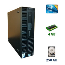 Системний блок Dell OptiPlex XE SFF / Intel Core 2 Duo E8400 (2 ядра по 3.0 GHz) / 4 GB DDR3 / 250 GB HDD б/в