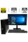 Комплект ПК: Lenovo ThinkStation P310 SFF / Intel Xeon E3-1225 v5 (4 ядра по 3.3-3.7 GHz) / 8GB DDR4 / 120GB SSD + 500GB HDD / Intel HD Graphics P530 + Монітор 24" TN / VGA, DVI + Кабелі, мишка и клавіатура б/в