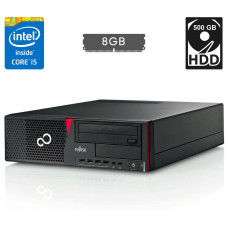 Комп'ютер Fujitsu Esprimo E720 E90+ SFF / Intel Core i5-4590 (4 ядра по 3.3 - 3.7 GHz) / 8 GB DDR3 / 500 GB HDD / Intel HD Graphics 4600 / 280W / DVD-RW / DisplayPort б/в
