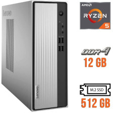 Комп'ютер Lenovo IdeaCentre 3 07ADA05 (90MV) SFF / AMD Ryzen 5 3500U (4(8) ядра по 2.1-3.7 GHz) / 12GB DDR4 / 512GB SSD M.2 / AMD Radeon Vega 8 Graphics / HDMI / Card Reader б/в