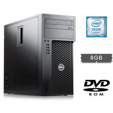 Комп'ютер Dell Precision 3620 Tower / Intel Xeon E3-1245 v5 (4 (8) ядра по 3.5 - 3.9 GHz) / 8 GB DDR4 / no HDD / Intel HD Graphics P530 / 290W / DVD-ROM / DisplayPort / HDMI б/в