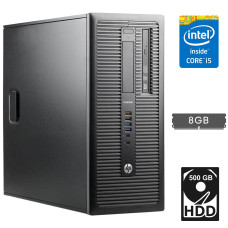 Комп'ютер HP ProDesk 600 G1 Tower / Intel Core i5-4570 (4 ядра по 3.2-3.6 GHz) / 8GB DDR3 / 500GB HDD / HD Graphics 4600 / DVD-ROM / DisplayPort б/в
