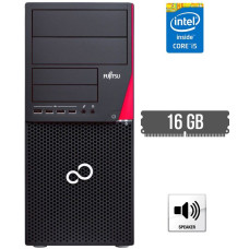 Комп'ютер Fujitsu Esprimo P720 E90+ Tower / Intel Core i5-4590 (4 ядра по 3.3 - 3.7 GHz) / 16 GB DDR3 / HDD / Intel HD Graphics 4600 / DisplayPort б/в