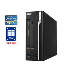 ПК Acer Veriton X2632G SFF / Intel Core i5-4590 (4 ядра по 3.3 - 3.7 GHz) / 8 GB DDR3 / 120 GB SSD / Intel HD Graphics 4600 / DVD-RW / Win 7 б/в