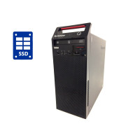 ПК Lenovo ThinkCentre E73 Tower / Intel Core i3-4170 (2 (4) ядра по 3.7 GHz) / 8 GB DDR3 / 120 GB SSD / Intel HD Graphics 4400 / DVD-RW б/в