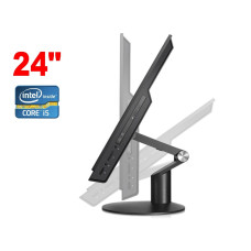Моноблок Lenovo ThinkCentre M910z All-in-One / 24" (1920x1080) IPS Touch / Intel Core i5-6400 (4 ядра по 2.7 - 3.3 GHz) / 8 GB DDR4 / 256 GB SSD / Intel HD Graphics 530 / DVD-RW / Win 10 Pro