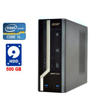 ПК Acer Veriton X2631G SFF / Intel Core i5-4570 (4 ядра по 3.2 - 3.6 GHz) / 8 GB DDR3 / 500 GB HDD / Intel HD Graphics 4600 / DVD-RW / Win 7 б/в