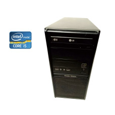 ПК Cooler Master Tower / Intel Core i5-2400 (4 ядра по 3.1 - 3.4 GHz) / 8 GB DDR3 / 120 GB SSD NEW + 500 GB HDD / AMD Radeon HD 7350, 1 GB GDDR3, 64-bit / 460W б/в