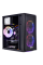 Ігровий ПК QUBE QBC01 RGB Tower / Intel Core i3-10100F (4 (8) ядра по 3.6 - 4.3 GHz) / 8 GB DDR4 / 480 GB SSD / AMD Radeon RX 560, 4 GB GDDR5, 128-bit / PRIME H410M-K / 500W
