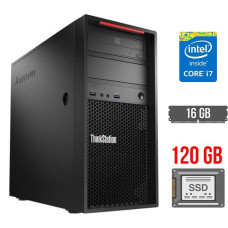 Комп'ютер Lenovo ThinkStation P300 Tower / Core i7-4790 (4(8) ядра по 3.6-4 GHz) / 16 GB DDR3 / 120GB SSD / HD Graphics 4600 / 280W / DVD-RW / DisplayPort б/в