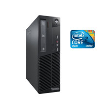 Системний блок Lenovo ThinkCentre M70e SFF / Intel Core2 Quad Q9400 (4 ядра по 2.66 GHz) / 4 GB DDR3 / 160 GB HDD / Intel GMA4500 DX10 / DVD-ROM б/в