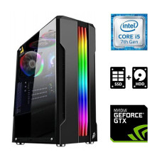 Ігровий ПК Intel Core i5-7400 (4 ядра по 3-3.5 GHz) / 8 GB DDR4 / 120 GB SSD + 500 GB HDD / nVidia GeForce GTX 660 Ti, 2 GB GDDR5, 192bit б/в