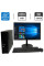 Комплект ПК: Lenovo ThinkStation P310 SFF / Intel Xeon E3-1225 v5 (4 ядра по 3.3 - 3.7 GHz) / 8 GB DDR4 / 128 GB SSD / Intel Graphics P530 + Монітор Б-клас Lenovo ThinkVision T2254pC / / VGA, DVI, DP б/в