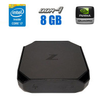 Неттоп HP Z2 Mini G3 USFF / Intel Core i7-6700 (4 (8) ядра по 3.4 - 4.0 GHz) / 8 GB DDR4 / 512 GB SSD M.2 / nVidia Quadro M620, 2 GB GDDR5, 128-bit / DisplayPort б/в