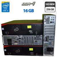 Комп'ютер Fujitsu Esprimo D757 E90+ SFF / Intel Core i5-6500 (4 ядра по 3.2 - 3.6 GHz) / 16 GB DDR4 / 256 GB SSD NEW / Intel HD Graphics 530 / Windows 11 Pro б/в