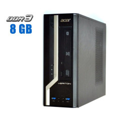 ПК Acer Veriton X2631G SFF / Intel Сore i3-4130 (2 (4) ядра по 3.4 GHz) / 8 GB DDR3 / 128 GB SSD / Intel HD Graphics 4400 / DVD-RW / Win 10 б/в