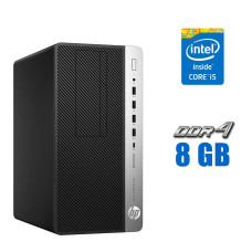 Комп'ютер HP ProDesk 600 G5 Tower / Intel Core i5-9400 (6 ядер по 2.9 - 4.1 GHz) / 8 GB DDR4 / 240 GB SSD / Intel UHD Graphics 630 б/в