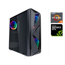 Ігровий ПК 1stPlayer Color Miditower NEW / AMD Ryzen 5 4500 (6(12) ядер по 3.6-4.1GHz) / 16GB DDR4 / 480GB SSD / GeForce GTX 1080 Ti, 11 GB GDDR5X, 352-bit / 750W б/в