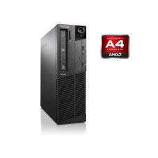 ПК Lenovo ThinkCentre M78 SFF / AMD A4-5300B (2 ядра по 3.4 - 3.6 GHz) / 8 GB DDR3 / 120 GB SSD NEW / AMD Radeon HD 7480D / DVD-RW б/в
