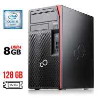 Комп'ютер Fujitsu Esprimo P757/E90+ Tower / Core i5-6500 (4 ядра по 3.2-3.6GHz) / 8GB DDR4 / 128GB SSD M.2 / HD Graphics 530 / DisplayPort / DVI б/в