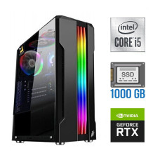 Ігровий ПК / Intel Core i5-10400F (6(12) ядер по 2.9-4.3 GHz) / 32 GB DDR4 / 1000GB SSD / GeForce RTX 4060, 8GB GDDR6, 128-bit