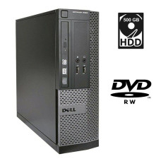 Системний блок Dell Optiplex 3020 SFF / Intel Pentium G3220 (2 ядра по 3GHz) / 4GB DDR3 / 500GB HDD / HD Graphics / DVD-RW / USB 3.0 / DisplayPort б/в